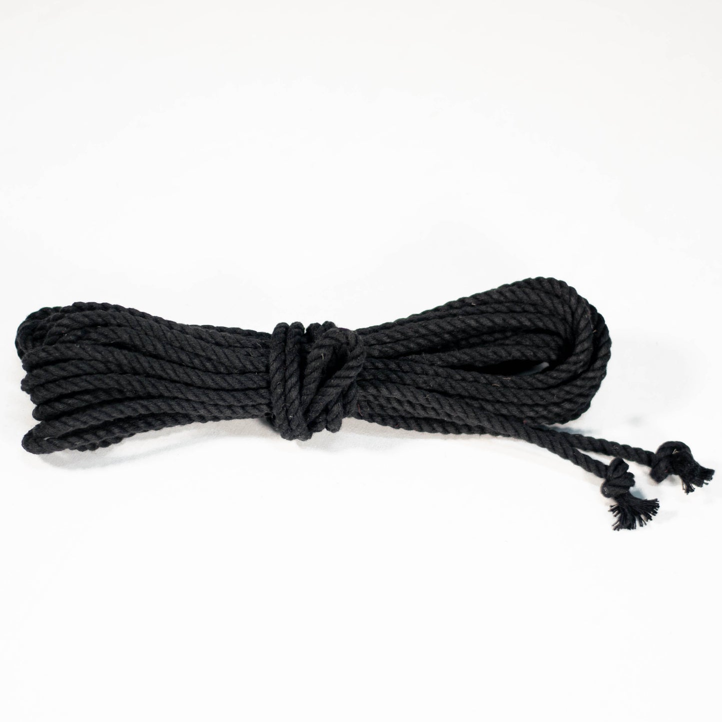 Cotton Play Ropes Shibari Rope black Single length 